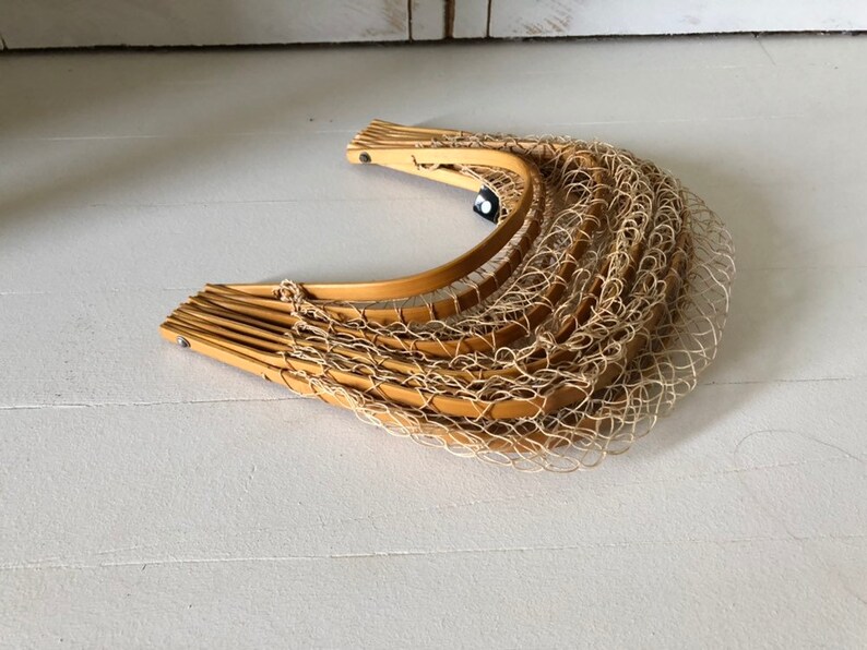 Farmers Market Net Bamboo Purse Tote