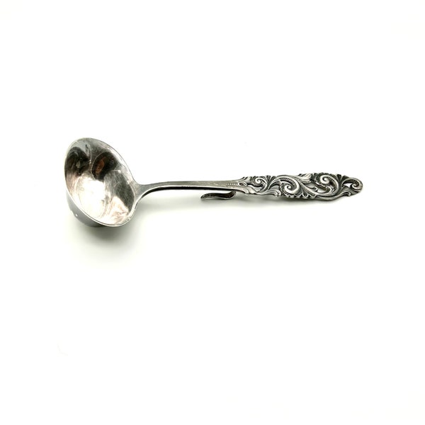 830 Silver Purity Ladle by Brodrene Mylius of Kragero, Norway circa 1880s-1910