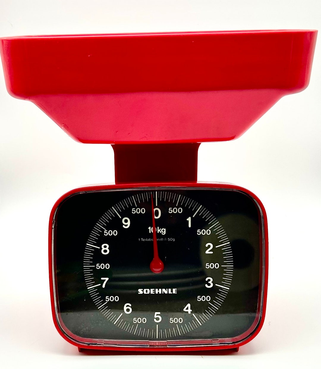 Soehnle Red Kitchen Scale 80's Design Made in Germany Retro Kitchen ...