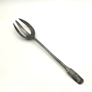 RARE - MATCH Antique Italian Serving Fork
