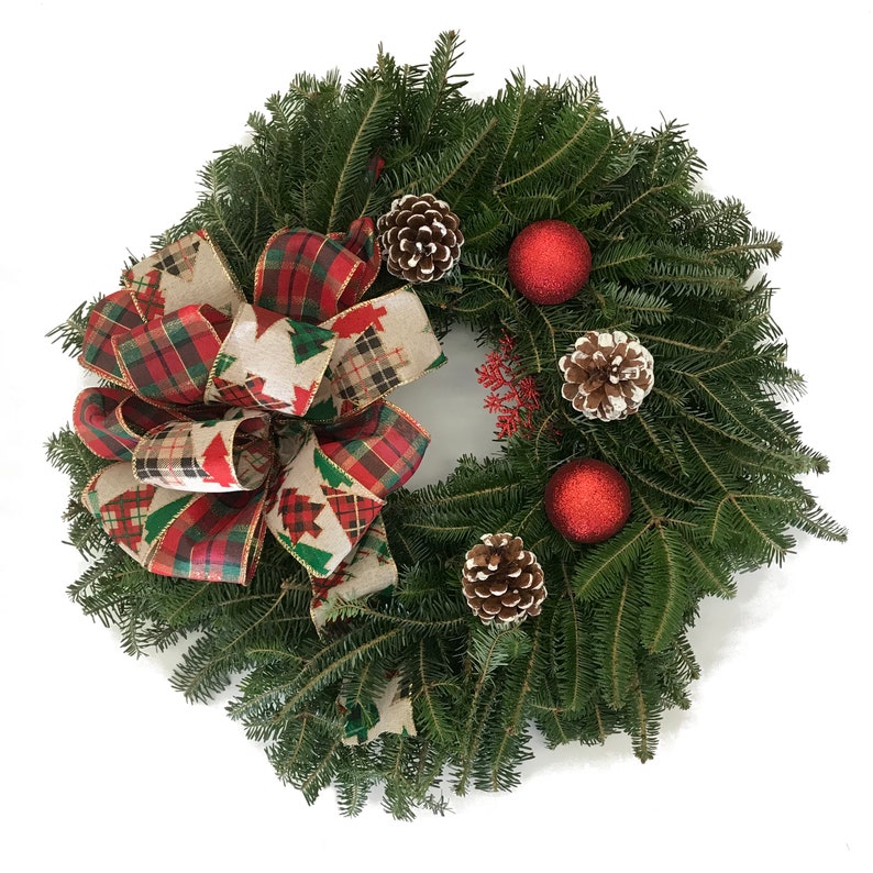 Christmas tree plaid