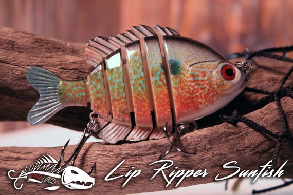 Sunfish Swim Bait Fishing Lure official Lowman Lure Lip Ripper Father's Day  Fishing Gift Bass Bait Fishing Tackle. Fishing Bait. 