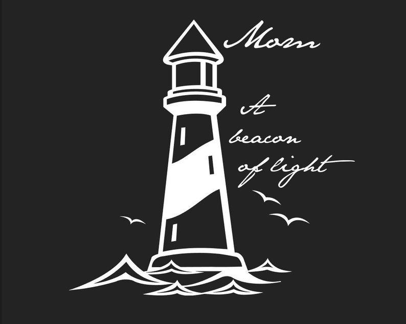 Download Mom's Lighthouse SVG & Ai cricut and silhouette cut | Etsy