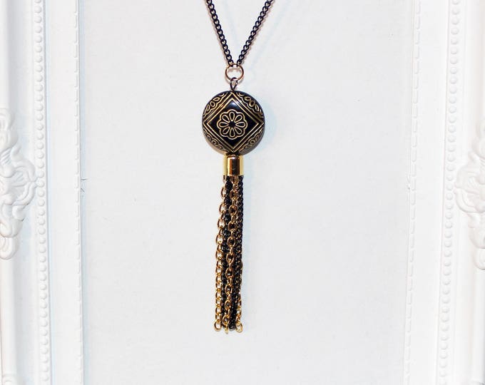 The Ultra Gatsby Rope Flapper 1920's Belt Necklace - Silver main image 1