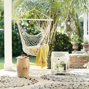 Salvador Macrame Hanging Hammock Chair Natural image 6