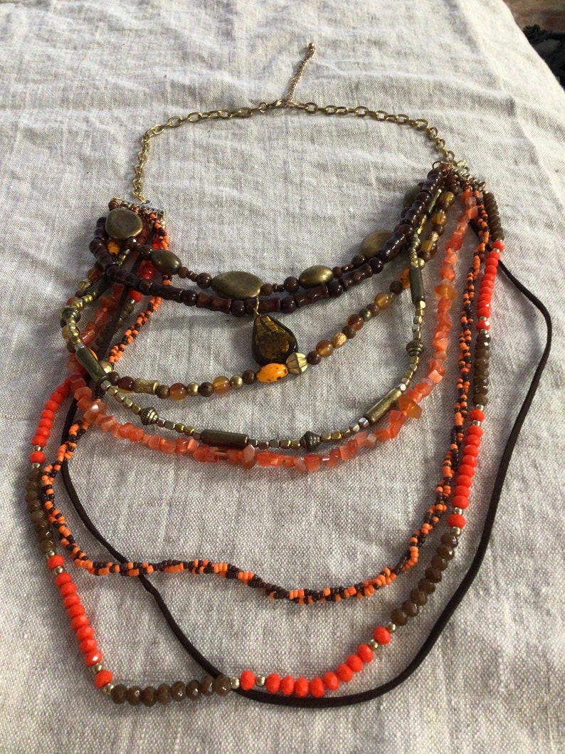 Handmade Multi-Strand necklace image 2