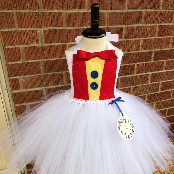 White Rabbit Tutu Costume, Alice in Wonderland Costume