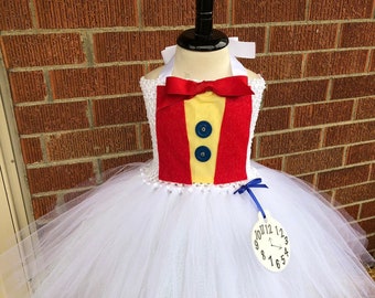 White Rabbit Tutu Costume, Alice in Wonderland Costume