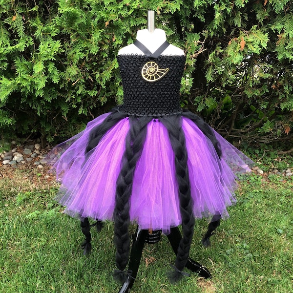 Ursula Costume, Halloween Costume, Villain Costume, The Little Mermaid Costume, Ursula Tutu