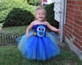 Baby Dory, Finding Dory Tutu, Finding Dory Costume, Finding Dory Birthday, Finding Dory Halloween,