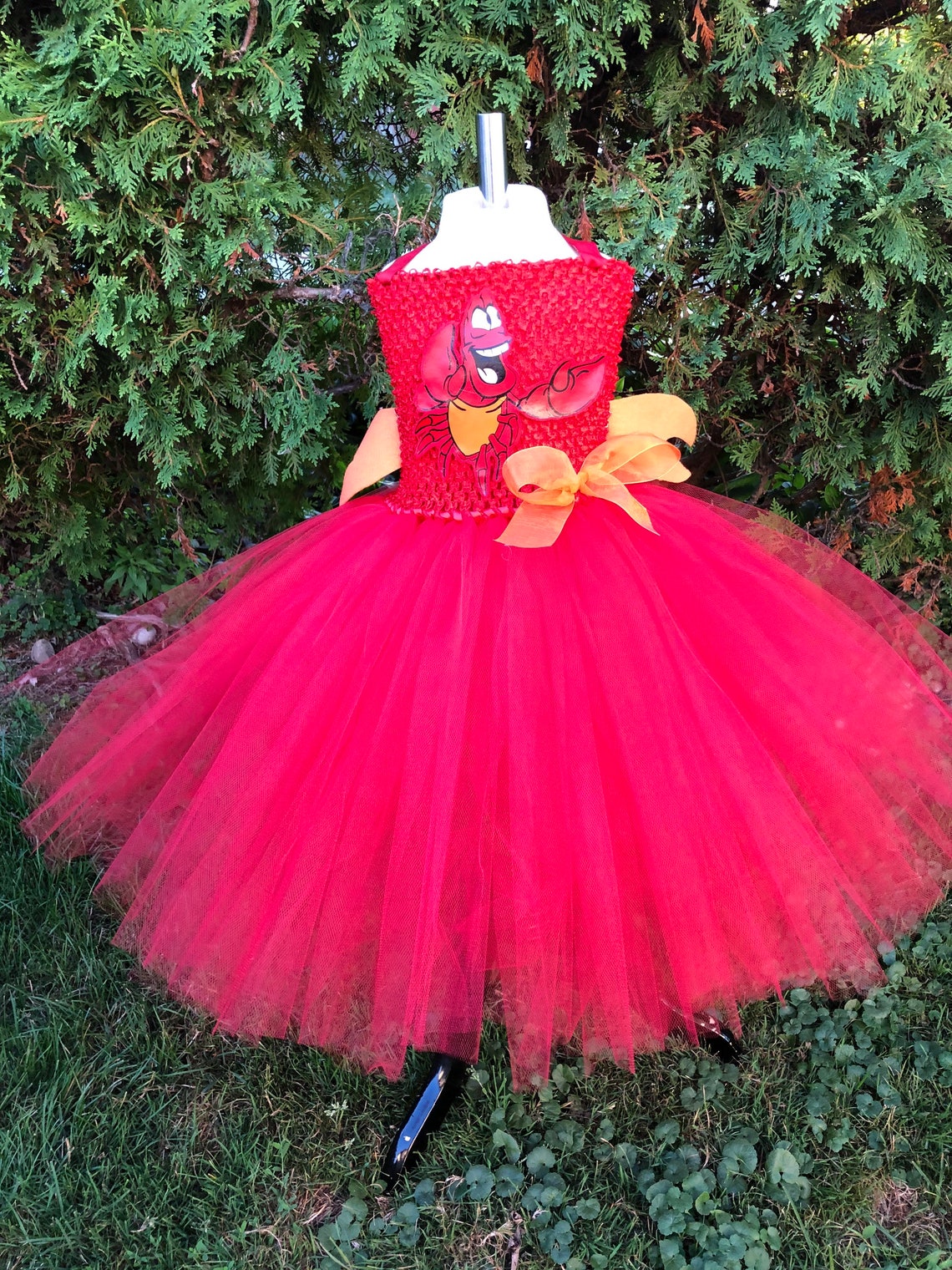 Sebastian Costume Girls Sebastian The Little Mermaid Costume Etsy