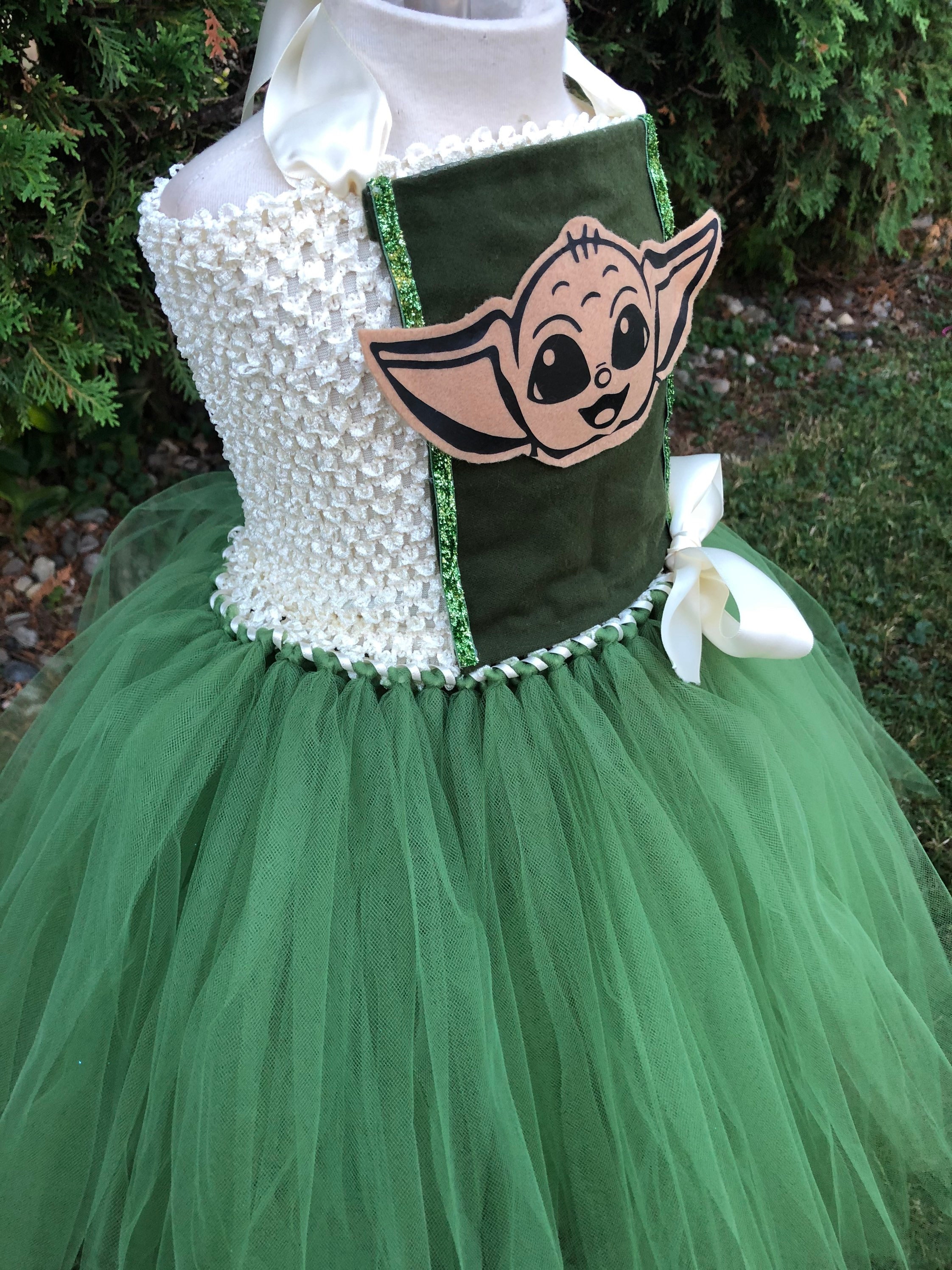 Baby Yoda Costume Girls baby Yoda Costume Star Wars Tutu Etsy