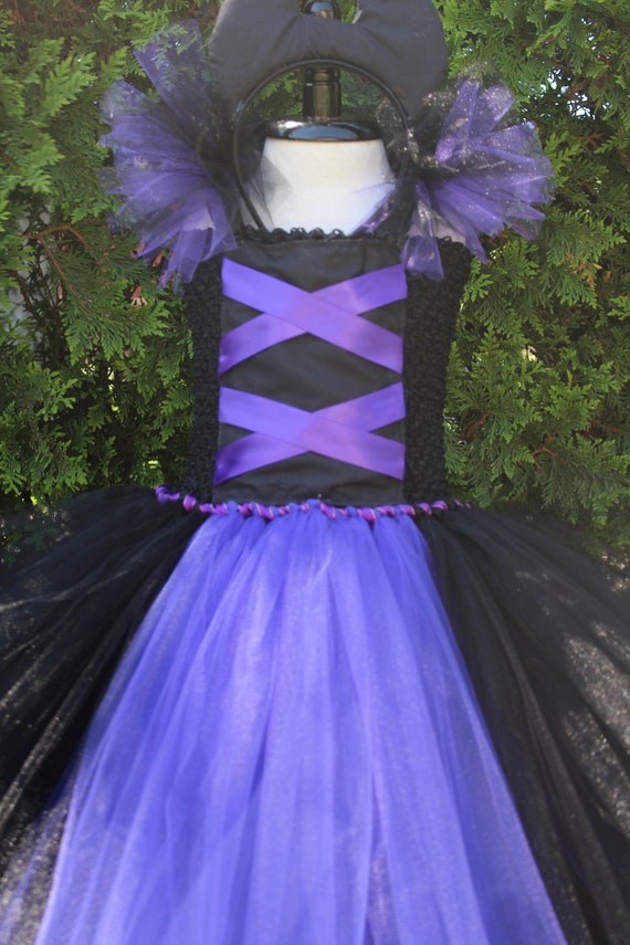 Plus size top maleficent tutu
