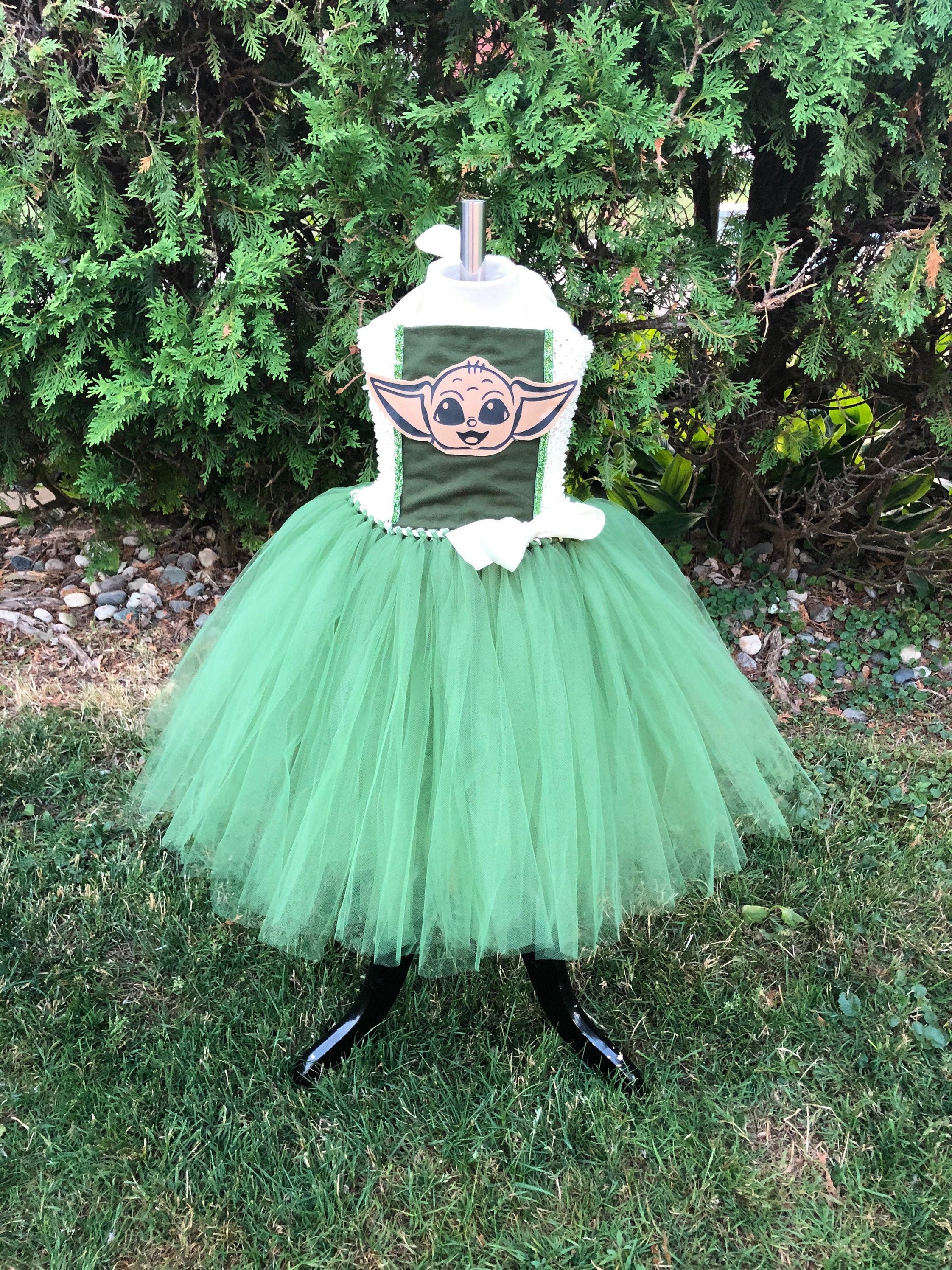 Baby Yoda Costume Girls baby Yoda Costume Star Wars Tutu Etsy