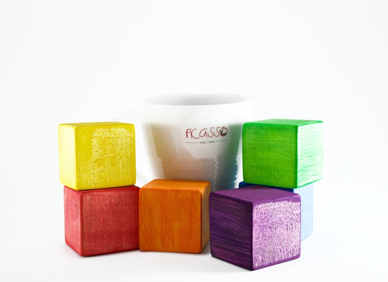 500 Cubi Di Legno 1x1x1cm - Per Decorazione, Fai Da Te, Pittura E Artigianato - Foto 7