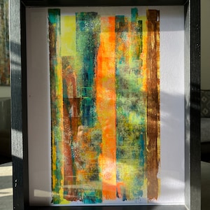 Abstract Art, Abstract Artwork, Abstract Painting on Paper, Original Painting on Paper, Modern Art, Acrylic Painting, 11x14 Art on Paper