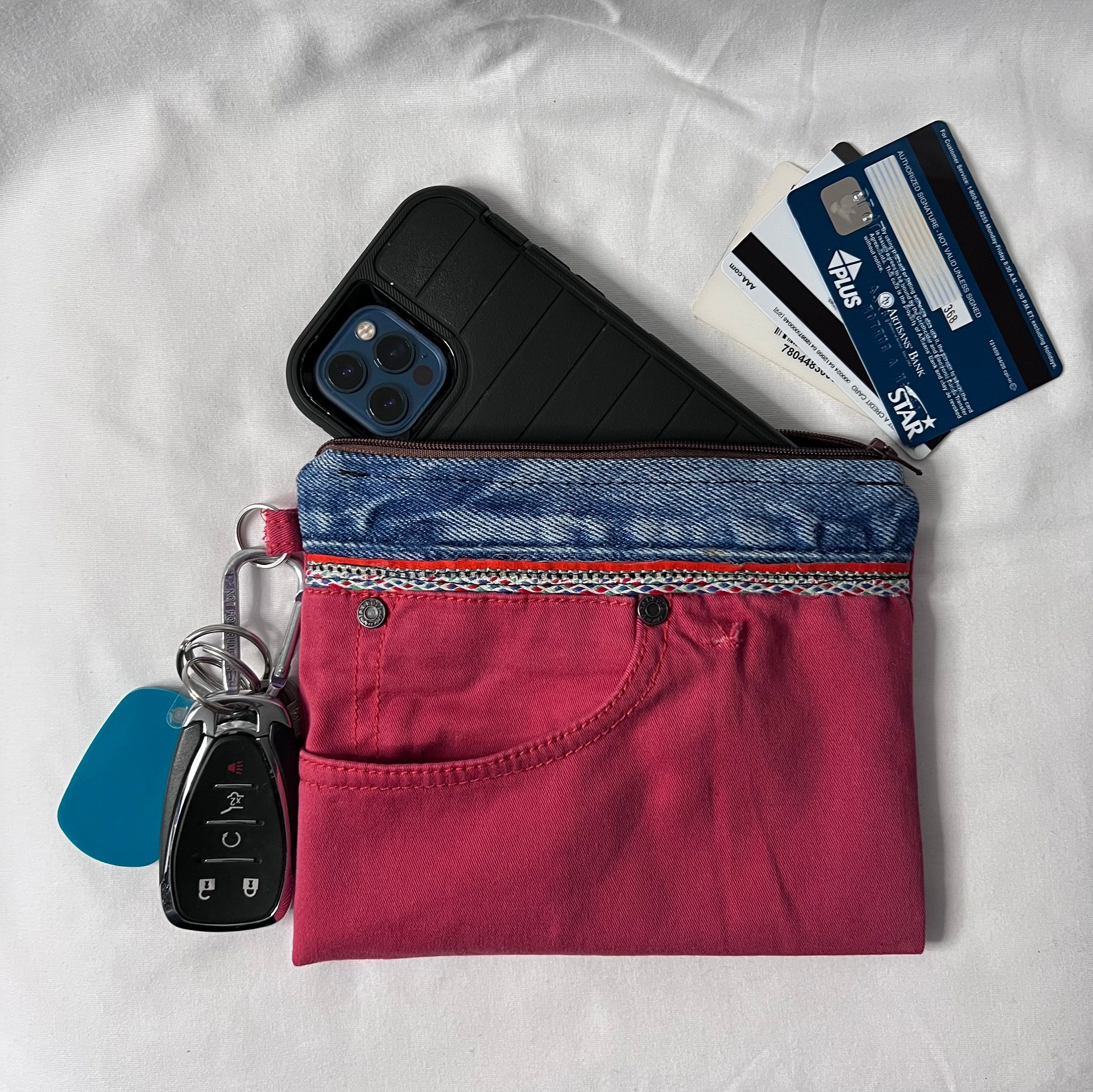 【THENCE】DENIM MULTI POUCH Snap Denim Pouch - THENCE
