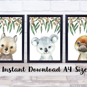 Aussie Gum A4 Wall Art, Instant Download, Print Yourself