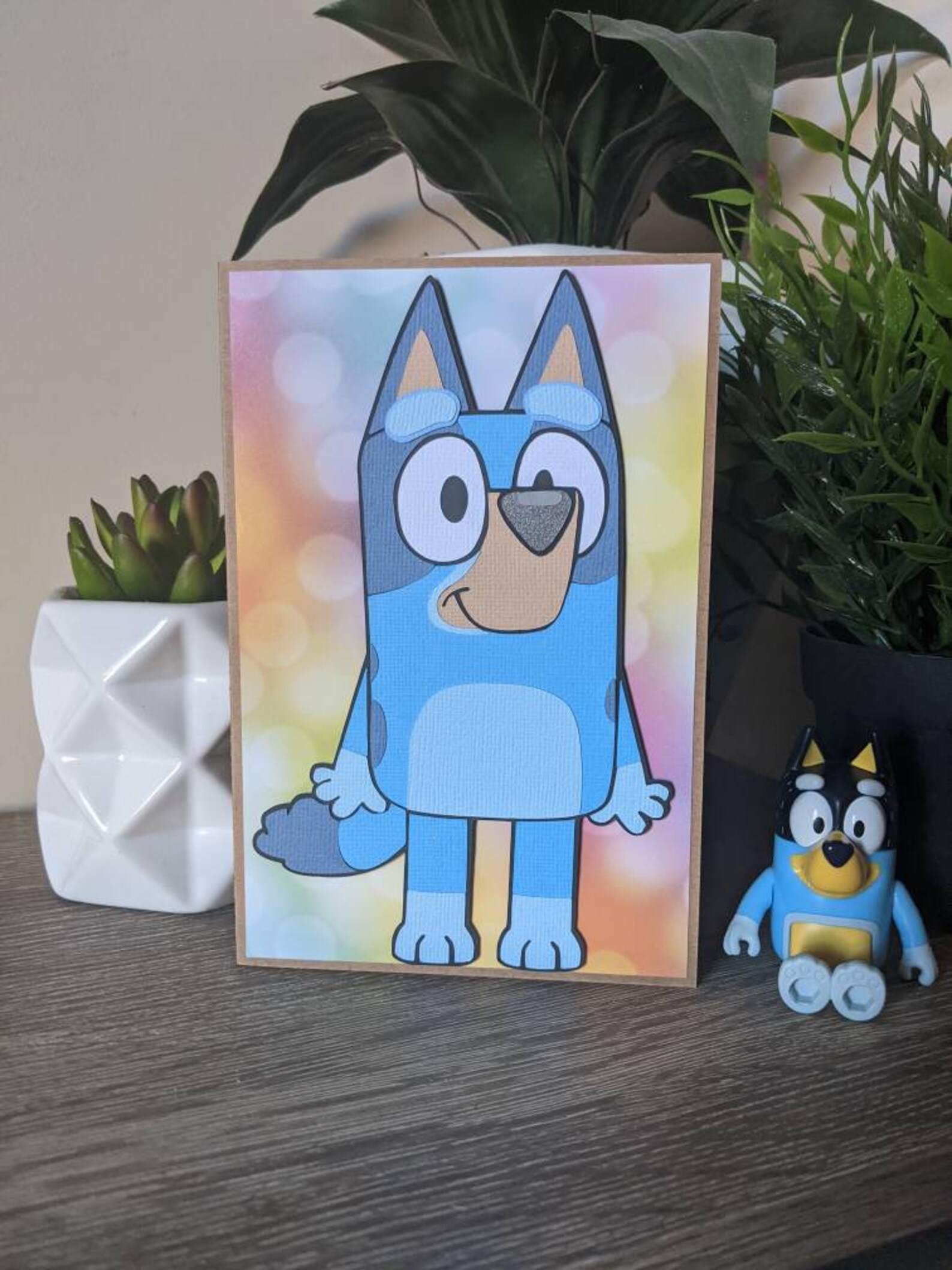 Bluey Birthday Card 5x7 size with Envelope Etsy