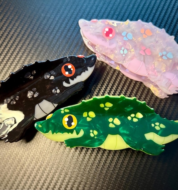 Gator Sploot Hair Clips