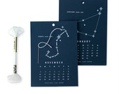 2019 Stitch the Stars Calendar Kit - zodiac - constellations - diy - embroidery - craft - teen gift - women's gift - waldorf