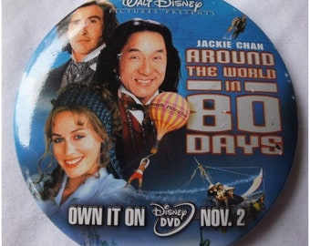 Disney Around the World in 80 Days Collectors DVD Advertisement 3" Pin - 2004