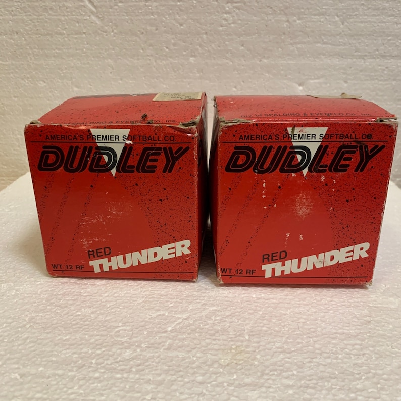 Vintage Dudley officiel Softball Thunder Series Fabriqué à