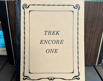 Star Trek TOS -  Trek Encore 1 - Vintage Fanzine from 1985