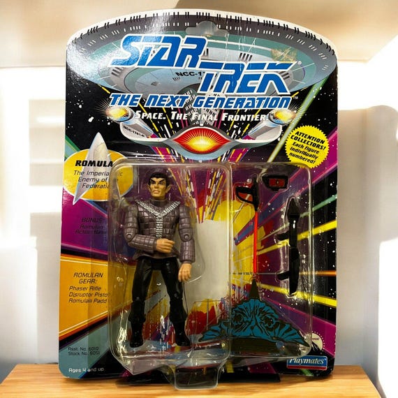 Star Trek the Next Generation Romulan Action Figure 1993 Playmates