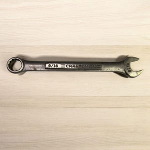 Vintage Craftsman VA Series #44696 9/16 Combination Wrench, Made in USA