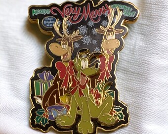 Disney WDW MGM 2004 Merry Christmas Swivel Trading Pin - Mickey