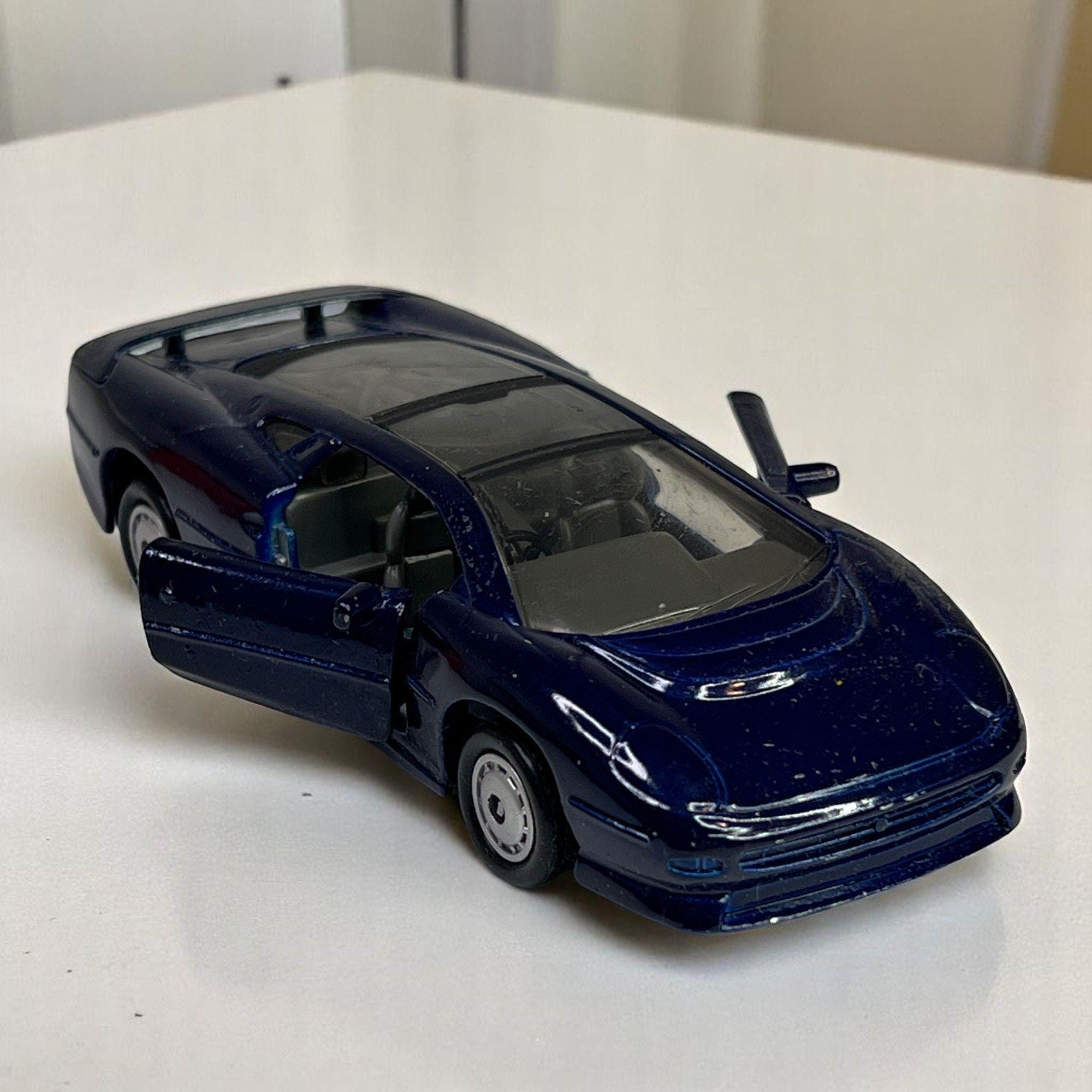 Jaguarジャガー XJ220 blue 1/18 ミニカー Vintage Jaguar XJ220 1/40 Scale Diecast Model Car in Metallic Blue
