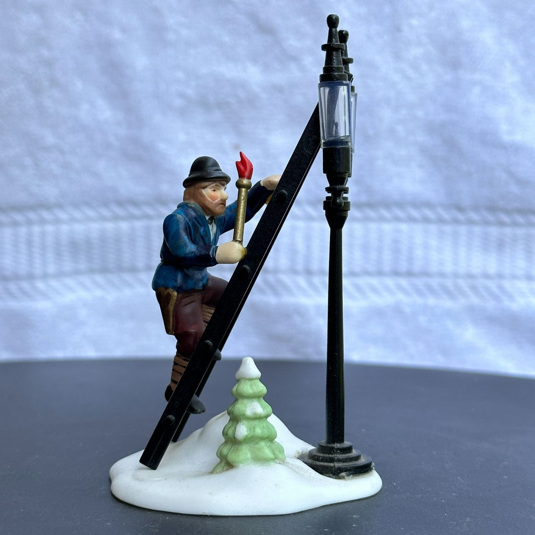 Dept 56 Lamplighter Dickens Village Christmas Accessory From 1997 Etsy