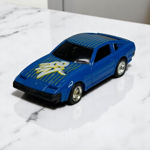 Vintage MC Toy Nissan 300 ZX Blue 1/45 Scale Diecast Car