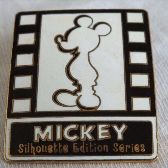 Disney Pin Mickey Mouse WDW Silhouette Edition Series Etsy