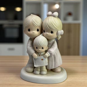 Precious Moments &quot;God Bless The Day We Found You&quot; Figurine By Enesco 1986
