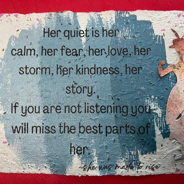 She was Made to Rise Card with Black-Eye Susan Marmalade Seeds