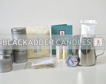 Blackadder Candles 100% soy beginners tin candle kit