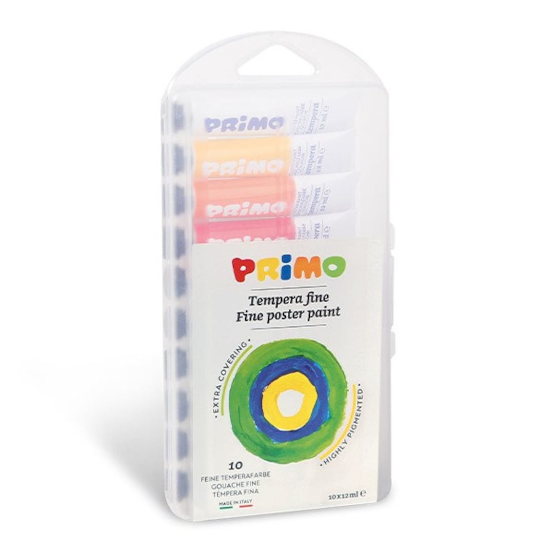 Primo Fine Poster Paint in Tubes 10 Colours 12 Ml tempera 