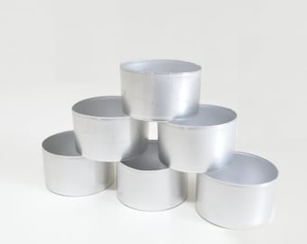 100 Large Candle Tealight cases with wick