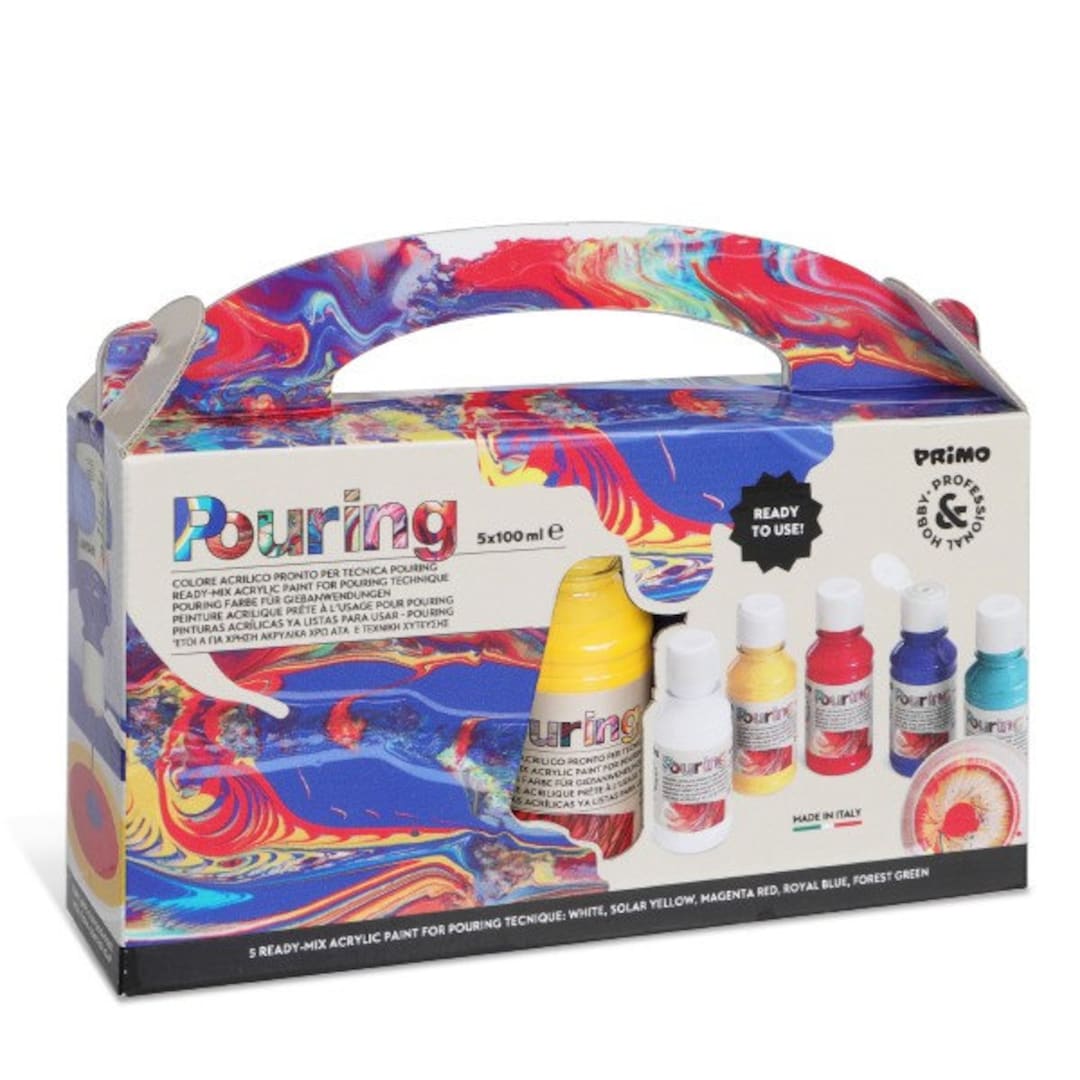 American Crafts Color Pour Magic Pre-Mixed Pouring Paint Kits