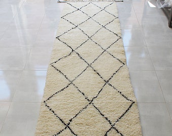 Alfombra bereber de lana hecha a mano directamente del artesano - Decoración para el hogar tejida a mano por artesanos