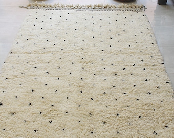 Alfombra bereber de lana hecha a mano directamente del artesano - Decoración para el hogar tejida a mano por artesanos