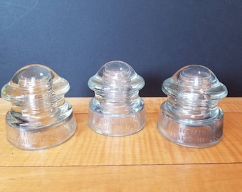 Vintage Glass Insulator Light set
