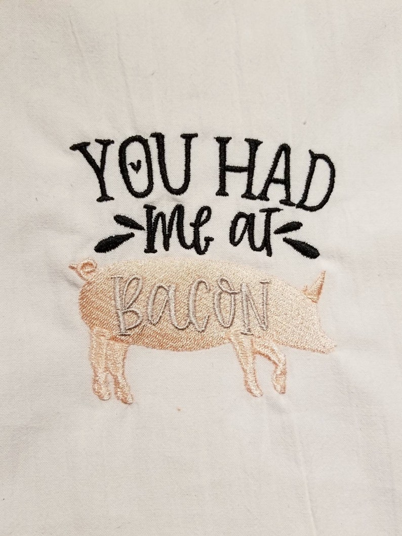 Bacon Lover tea towel