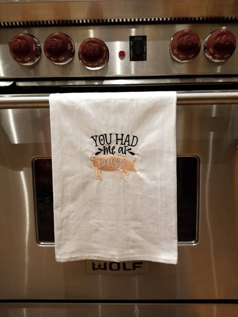 Bacon Lover tea towel