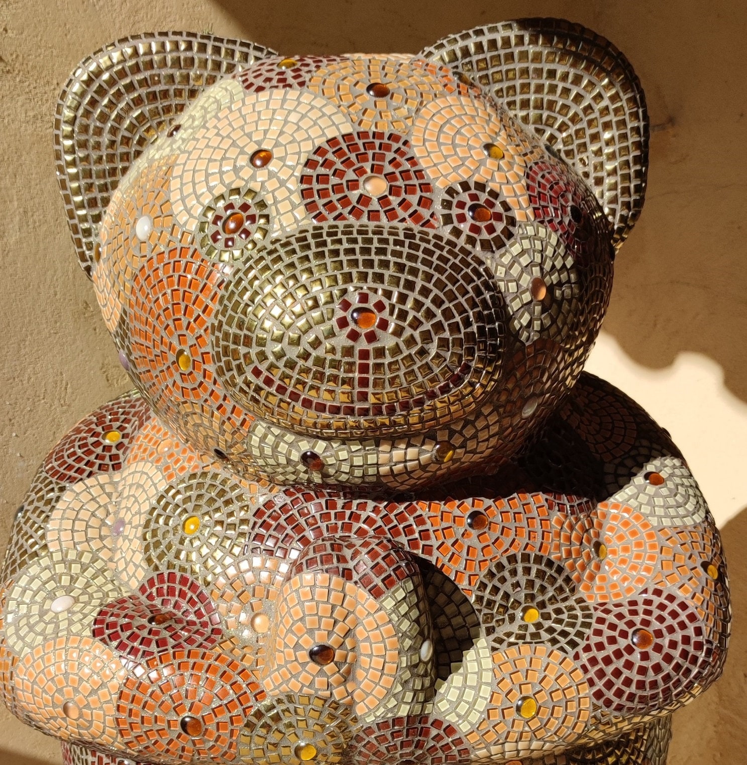 Gros ours en mosaïque