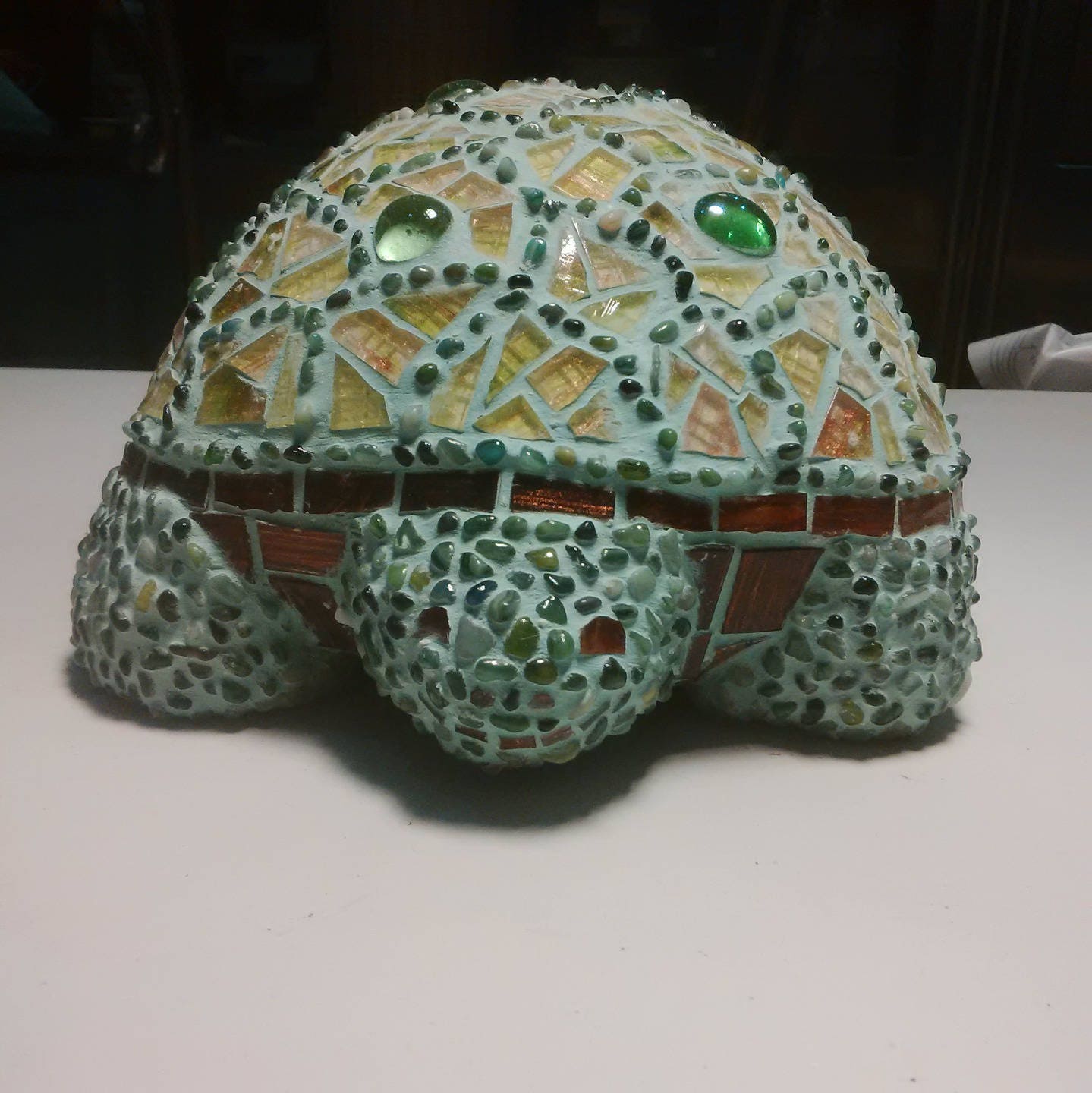 Tortue Mosaïque en Résine Décoration Interieur et Exterieur