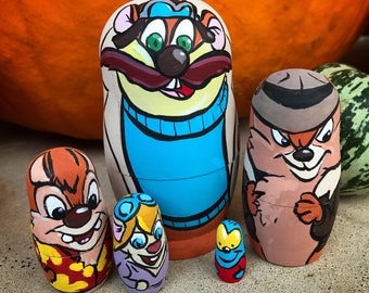 Rescue Rangers Nesting Dolls set