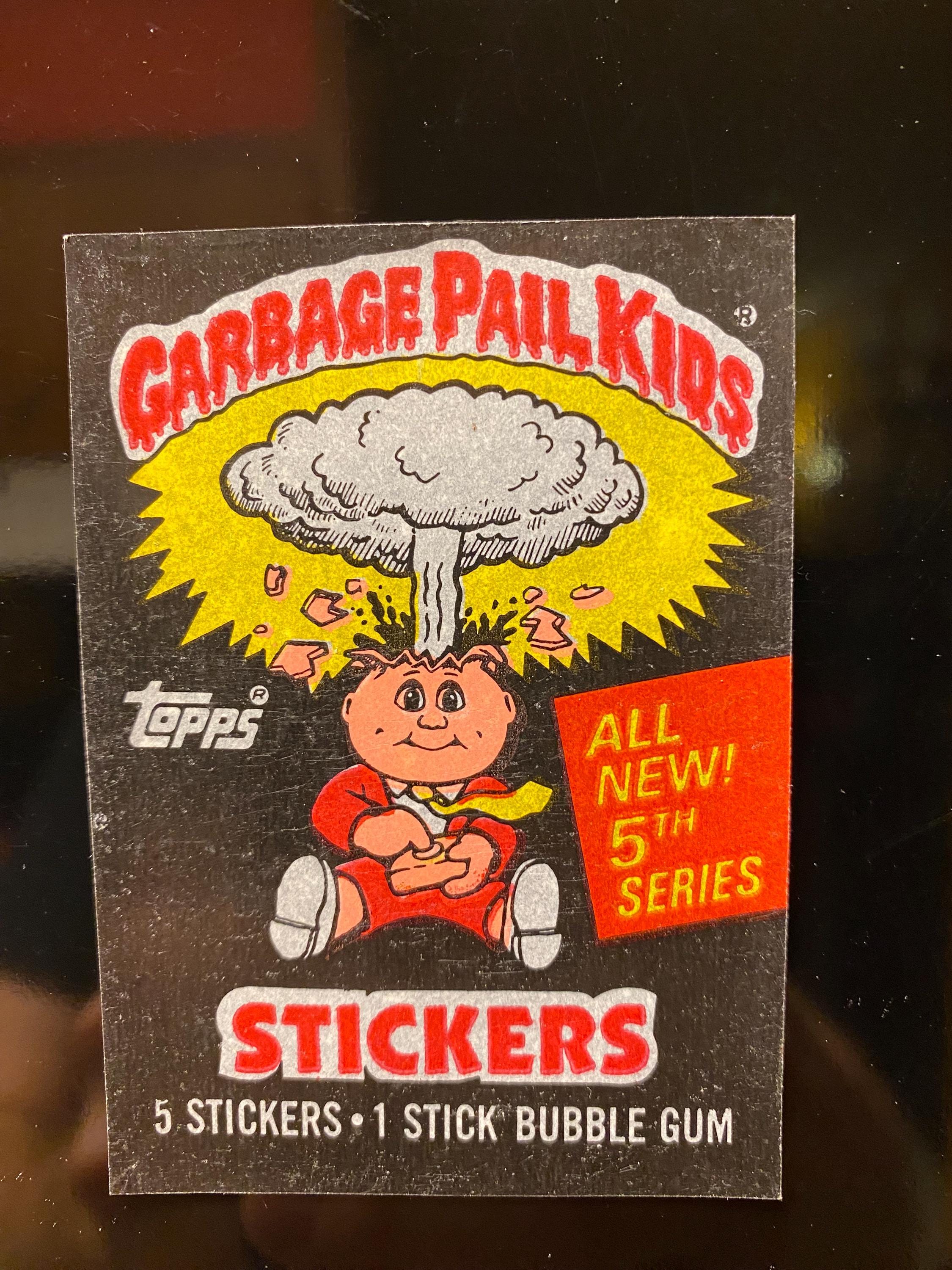 Garbage Pail Kids Wax Pack Trading Card Magnet - Etsy